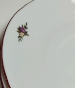 Trzy spodki pod filiżanki, malutkie kwiatuszki, CHODZIEŻ 