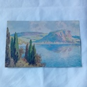 Judaica- pocztówka sygnowana Gwiazdą Dawida. Niemcy, lata 20-e.