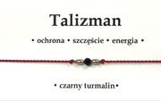 Bransoletka Ochrona Talizman Czarny turmalin