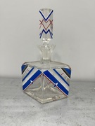 Art deco karafka Karl Palda przedwojenna kryształowa unikat