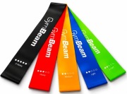 Gumy oporowe Mini Band zestaw 5 sztuk do ćwiczeń fitness dom