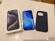 IPHONE 15 PRO 256 GB NIEBIESKI BATERIA 87 % STAN BDB - WROCŁAW