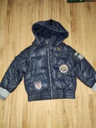 Geox kurtka puch pierze wewnątrz jesienna zimowa dla chłopca 110 granatowa 