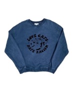 Bluza z nadrukiem kotka