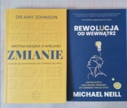 2x książki MOTYWACYJNE dr Amy Johnson - Krótka książka o wielkiej zmianie