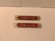 Emblematy Polski Fiat 125p Licencja Fiat