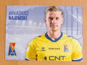 Oficjalna karta klubowa Motor Lublin 2023/24 Arkadiusz Najemski