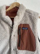 patagonia bezrękawnik ocieplacz baranek vest męski gorpcore zielony brąz