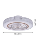 Wentylator sufitowy LED z oświetleniem Ultra Cichy Wentylator 3 Kolory