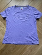 Bawełniana fioletowa koszulka / Cotton purple t-shirt / Tommy Hilfiger / XS