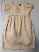 Elegancka beżowa sukienka ZARA 118 jak NOWA