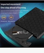 ZEWNĘTRZNY NAPĘD DVD Amicool, USB 3.0 Type-C CD DVD +/-RW NAGRYWARKA