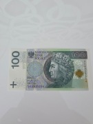 Banknot Kolekcjonerski 100 złotych RADAR HS4525254 STAN IDEALNY KONIEC 2018