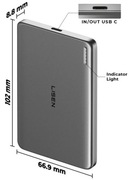 LISTEN P601 Ultra-Slim Aluminum Alloy PowerBank 5000mAh