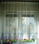 Firana "DZIURKI"4 x 1,43m karnisz do 2 m OKAZJA!