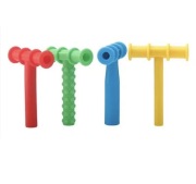 Gryzak ortodontyczny logopedyczny dla dziecka ząbkowanie średni twardy 