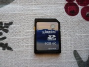 Karta pamięci SDHC Kingston 4 GB klasa 4