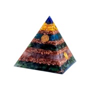 Orgonit Piramida Odpromiennik Sodalit Apatyt Zoisyt Kwarc Różowy Malachit