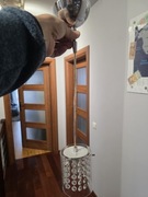 Lampa wisząca  szklany klosz