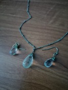 Zestaw biżuterii Avon kolczyki+naszyjnik