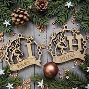 Personalizowana bombka drewniana z twoim imieniem