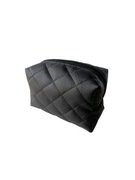 Kosmetyczka handmade z ekoskóry usztywniana podróżna organizer na kosmetyki