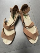 Foot Flexx comfort shoes Leaders – skórzane sandały damskie beż 41 G extra