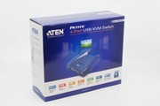 Przełącznik KVM (4 komputery wideo / usb / audio)