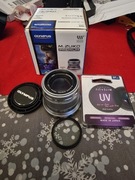 Obiektyw i gratisy OLYMPUS M.Zuiko Digital 45 mm f/1.8  + filtr uv