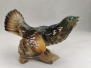 ROYAL DUX  Głuszec z porcelany  sygnowany, lata 50–70, 20 cm