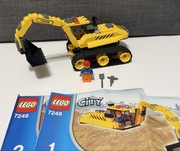 LEGO City 7248 - Koparka, komplet z instrukcją