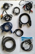 Kable przewody USB RTV PC - zestaw używane/nowe