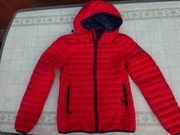 Czerwona pikowana kurtka SuperDry S