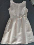 Elegancka sukienka pudrowy róż roz S