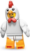 LEGO 71000 SERIA 9 - CZŁOWIEK W STROJU KURCZAKA CHICKEN SUIT GUY