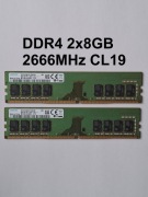 Samsung DDR4 16GB (2x8GB) 2666MHz CL19 | MemTest OK
