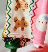 Koc świąteczny pierniczki piernik ciasteczko 130x160 