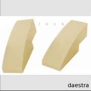 LEGO 50950 SKOS ZAOKRĄGLONY 3 x 1 piaskowy / Tan - 2 szt