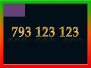 793 123 123 ZŁOTY NUMER STARTER PLAY ŁATWY NA KARTĘ PREPAID GSM