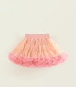 Spódniczka z falbankami dwukolorowa