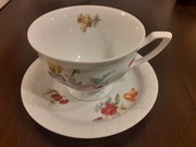 Rosenthal Maria Bukiet Letni filiżanka ze spodkiem + łyżeczka