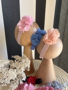 Opaski bezuciskowe dla niemowlaka wianek sesja chrzest 0-24 