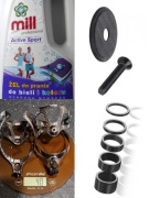 Pakiet akcesoriów rowerowych Mill żel Koszyki a'2 Podkładki i kapsel karbon