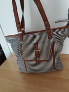 Torebka podróżna w paski 