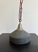 Lampa betonowa VULCANO DARK GREY Black Gilza