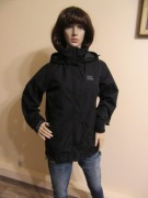 HELLY HANSEN damska czarna kurtka wodoodporna z kapturem_ M
