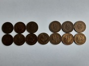 1975 - 1988 rok, 5 zł. Pełny komplet - wszystkie roczniki. 13 monet