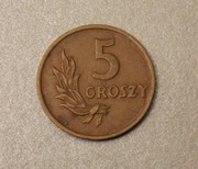 5 groszy 1949 r. B.