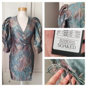 Soaked żakard żakardowa gobelin gobelinowa floral 34 36 