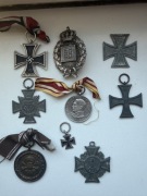 Zestaw 9 odznaczeń 1870–1939 sprzedaję jako repliki / nie sprawdzane